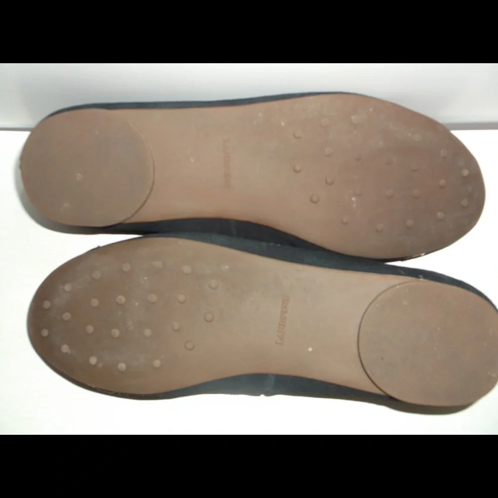 Brand NEW Lands End Black Ballet Flats 8M